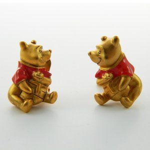 Vintage Winnie the Pooh Clip On Earrings